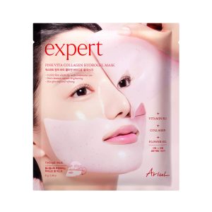 Masca Hidrogel Colagen, Resveratrol și Vitamina B12 Ten Radiant, 41g, Ariul Expert